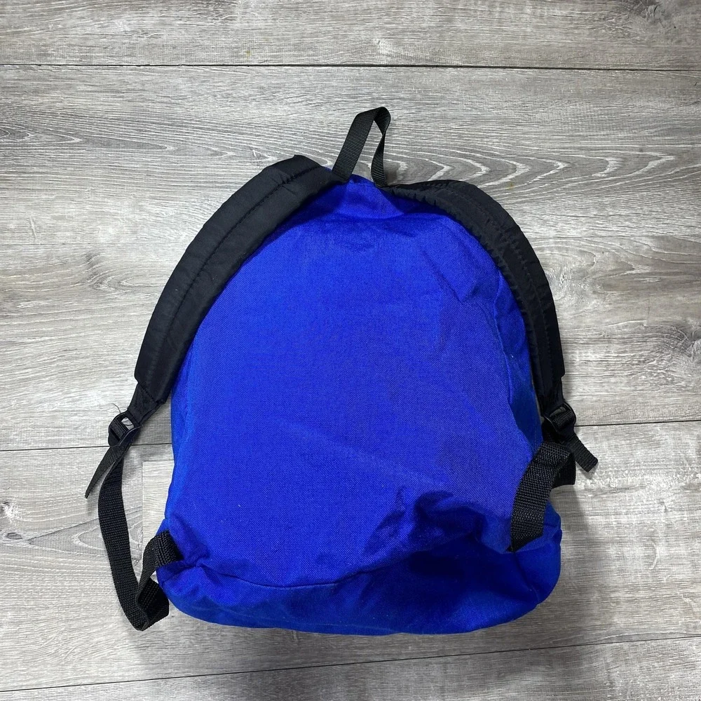 Vintage‎ JanSport Backpack Royal Blue Made in USA Classic Daypack School Bag